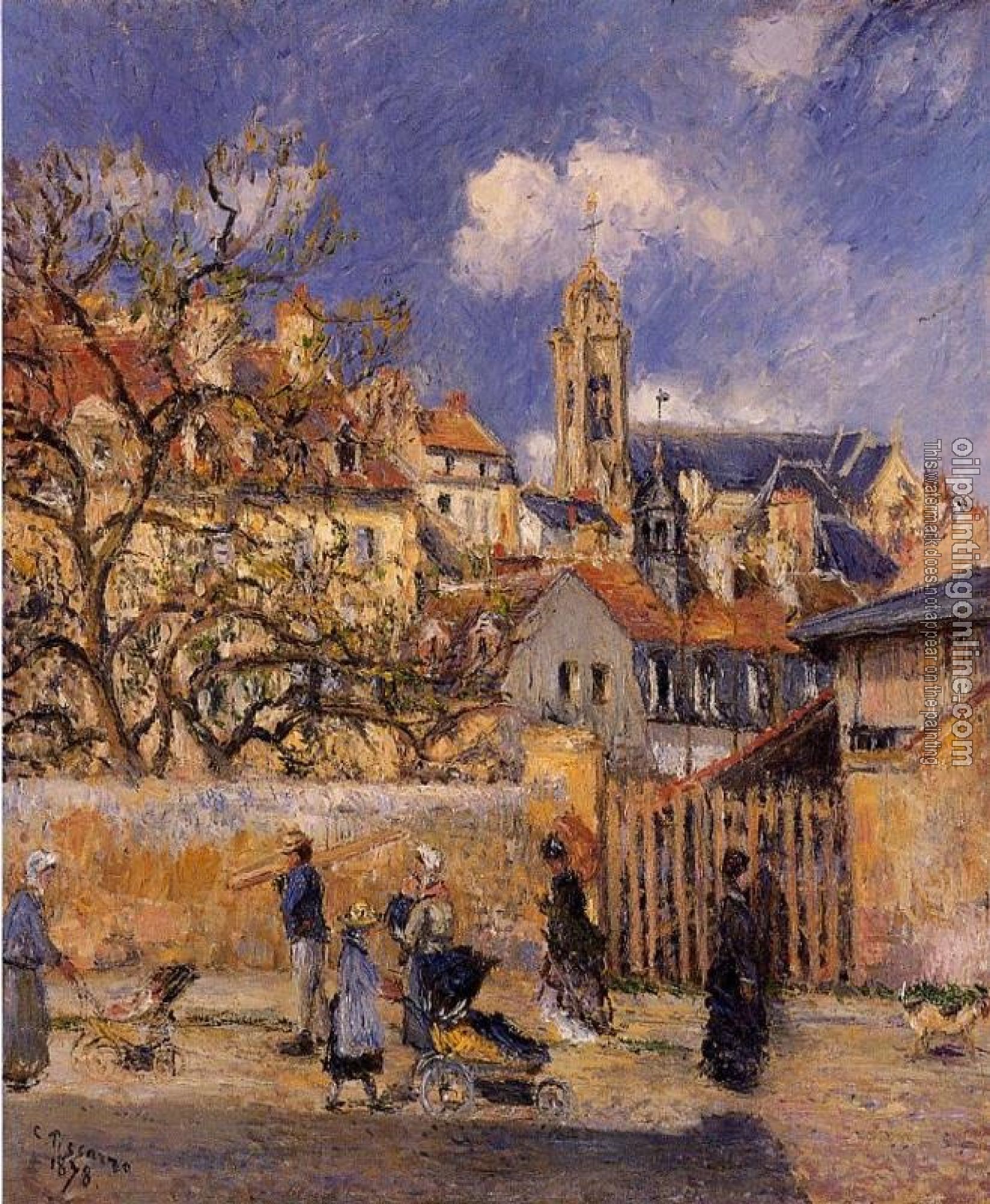 Pissarro, Camille - Le Parc aux Charrettes, Pontoise